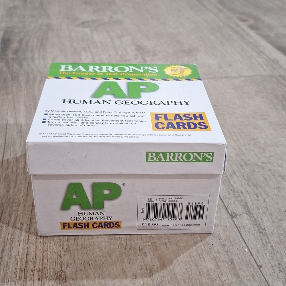 AP human Geography flash cards
